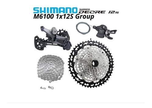 Transmisión Shimano 12v 11-50 M6100 Deore 