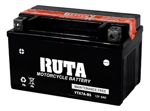 Baterias Para Motos Ytx7a-bs Ruta 