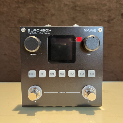 Pedal De Guitarra Multiefectos M Vave Blackbox Color Negro