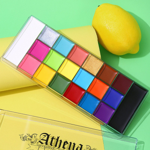 Imagen 7 de 9 de Pintura De Cara De Acuarela De Maquillaje De Escenario De Co