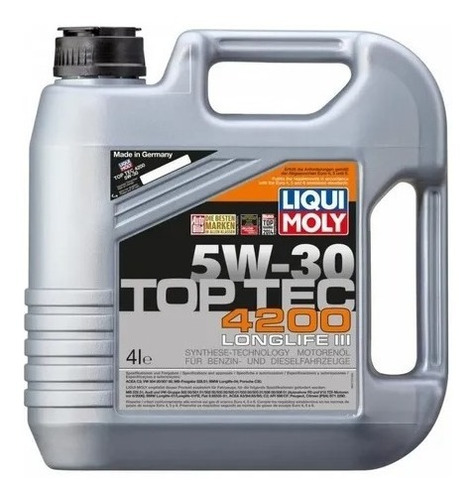 Aceite Liqui Moly Top Tec 4200 5w30 4 Litros