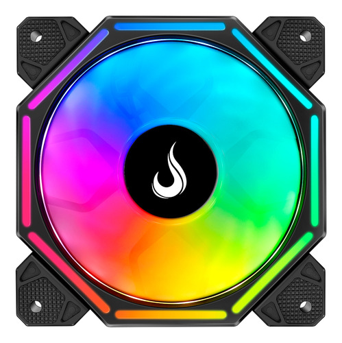 Fan Gamer | Rise Mode | Hex Tornado Pwm Preta 120mm | Argb
