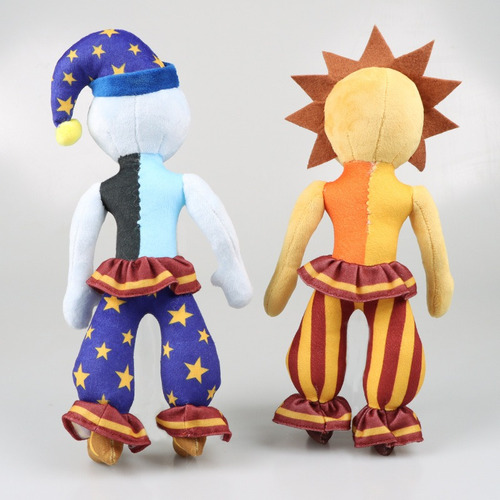 Imagem 2 de 8 de Conjunto Pelúcia Sundrop E Moondrop Fnaf Security Breach