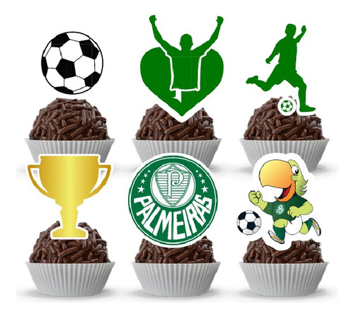 150 Tags Toppers Para Doces Docinhos - Palmeiras