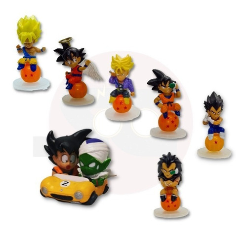 Figura Dragon Ball Goku Vegeta Trunks Raditz (uni)