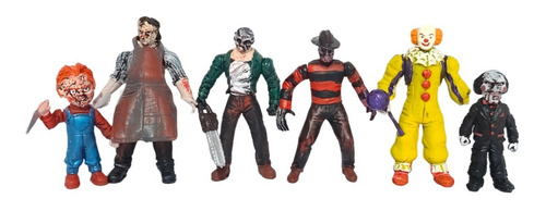 Set Figuras De Accion Personajes Terror Chuky Jason Myers