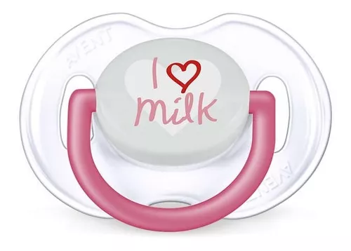 Avent Chupete Fashion I Love Milk I Love Mama 0-6 Meses X 2 Unidades