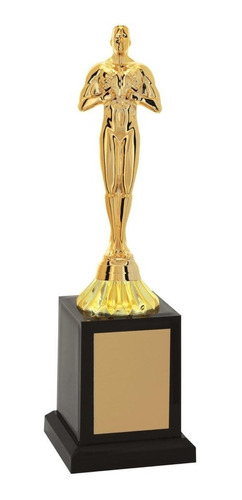 Troféu Estatueta Do Oscar Grande - 26 Cm