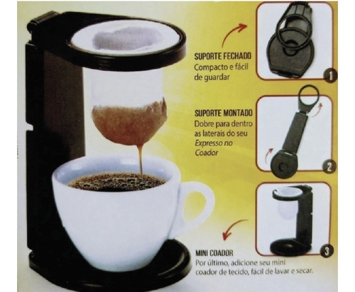 Imagem 4 de 7 de Mini Cafeteira Coador De Pano Café Individual Passador