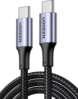 Cable Tipo C Usb-c 100w 5a Pd Nylon Carga Rápida 1m Ugreen