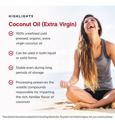 Jarrow Formulas Extra Virgin Organic Coconut Oil - 16 Fl Oz
