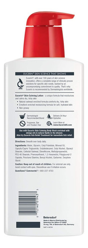 Eucerin Skin Calming Lotion - Loção Para Todo O Corpo Par...