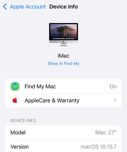 Apple iMac 27 Con Pantalla Retina 4k, Intel Core I5, 8 Gb (Usado)