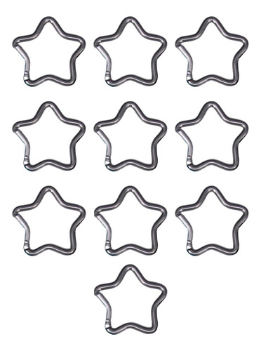 Mosquetones Con Forma De Estrella De Cinco Puntas Para Silve