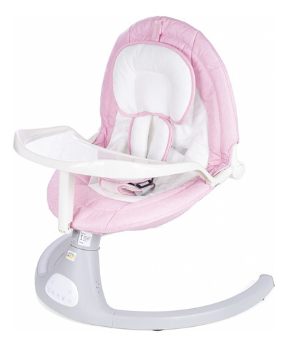 Baby Style Cadeira de balanço para bebês descanso automatico Rosa Liso