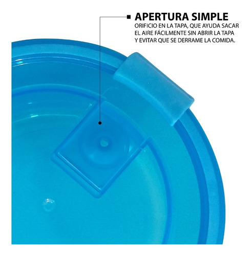 Contenedores Tuppers Herméticos Alta Calidad 3pzs Microondas