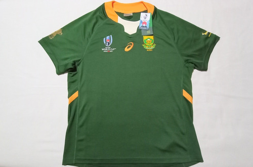 Camiseta Mundial 2019 Springboks Sudafrica Asics Rugby Xl