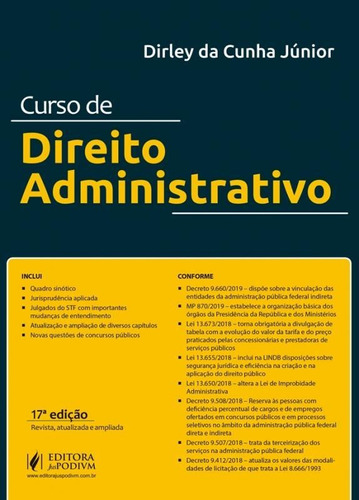 Curso De Direito Administrativo - Juspodivm - 17 Ed