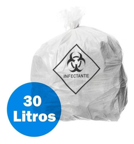 Saco De Lixo Infectante 30 Litros - 100 Unidades