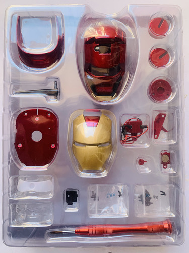 Cabeza Iron Man Primer Fascículo Planeta Deagostini Original (Usado)