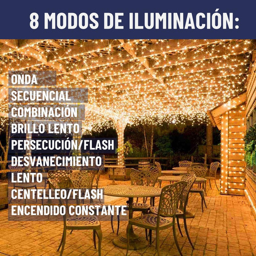 Guirnalda Solar Alambre Hada Maxwell Led Navidad Set 2 X 20m