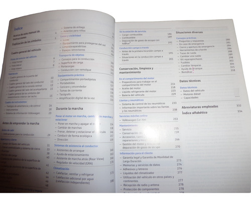 Volkswagen Amarok 2018 Manual De Instrucciones (Usado)