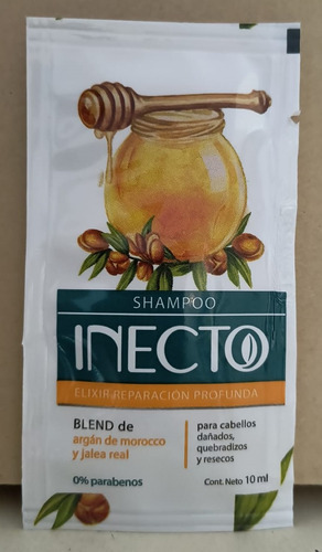 Shampoo O Enjuague Acondicionador Sachet Inecto Pack 96un