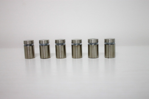 Imagen 4 de 4 de Separadores Distanciadores De Vidrio Acrílico 16x25mm 6 Und