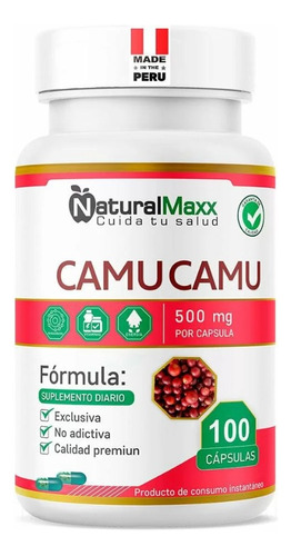 Camu Camu Maxx Naturalmaxx Capsulas Naturales