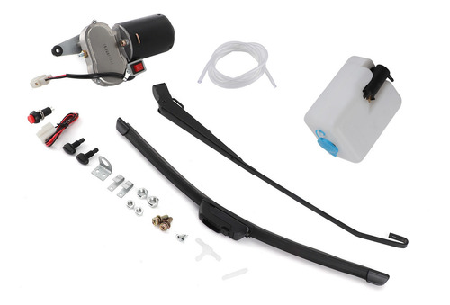 Imagen 3 de 10 de Juego De Limpiaparabrisas Kit De Montaje Eléctrico Motor Bla