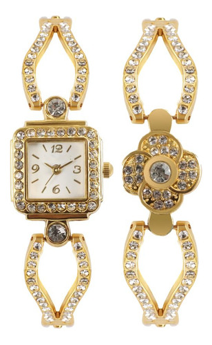 Adsbiaoye Reloj De Lujo Para Mujer, Reloj De Pulsera De Diam