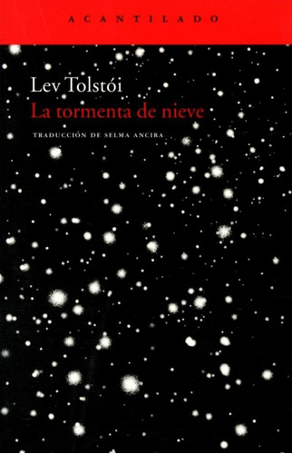 Libro Tormenta De Nieve, La