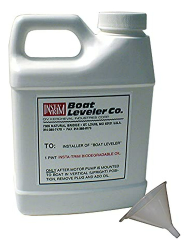 Brand: Boat Leveler Co. Boat Leveler Oil