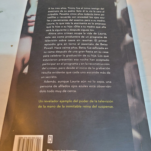 Asesinato En Directo,mary Higgins Clark,penguin, Caballito (Usado)