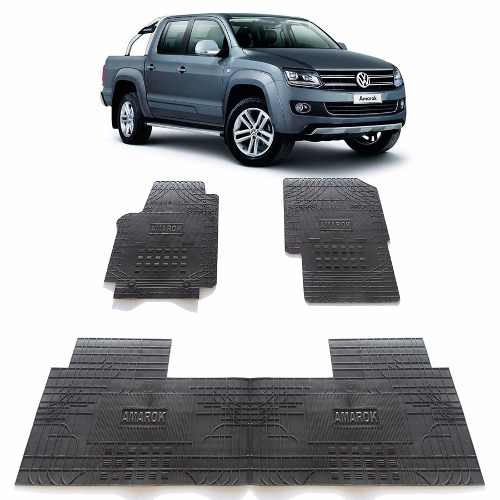 Tapete Interno Reforçado Volkswagen Amarok Sem Porta Copos