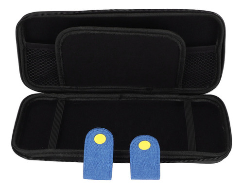 Funda De Juego Azul Con Doble Cremallera, Con Carcasa Rígida