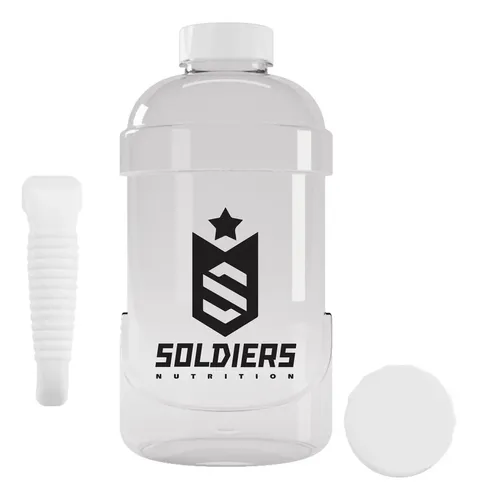 Galão de Água 1,8L Soldiers Nutrition Hidratação Treino Academia Esporte Acessório