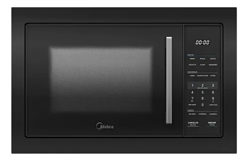 Micro-ondas De Embutir 35l Preto Midea Mgb35m1