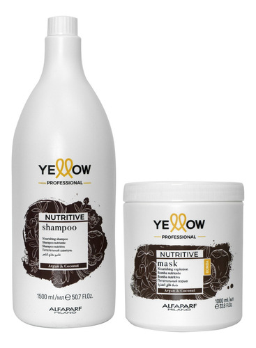 Yellow Nutritive Shampoo 1500 Ml + Mascarilla 1000 Ml