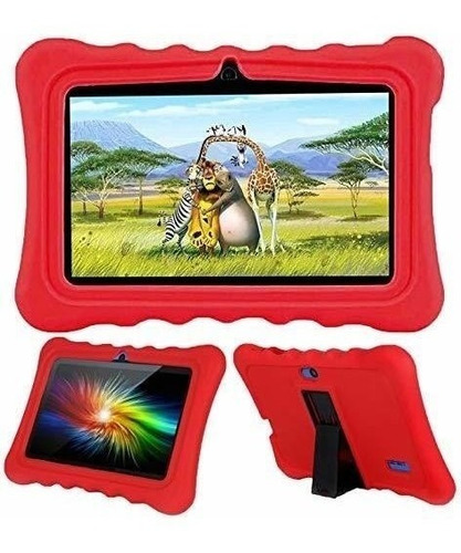 Funda De Silicona Aijako De 7 Pulgadas Para Tableta Infantil