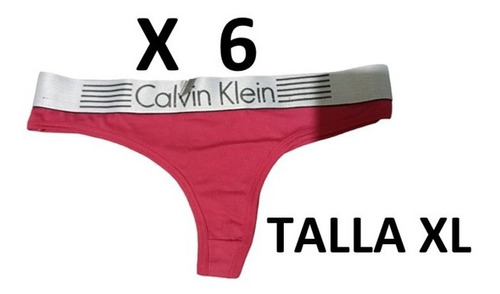 Hilos / Tangas Calvin Klein Para Damas Talla Xl  6 Unidades