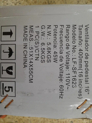 Imagen 6 de 7 de Ventilador Home Y Company De 5 Aspas Con Control Silencioso
