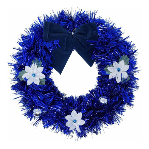 Corona Navidad 30 Cm Decorada #662