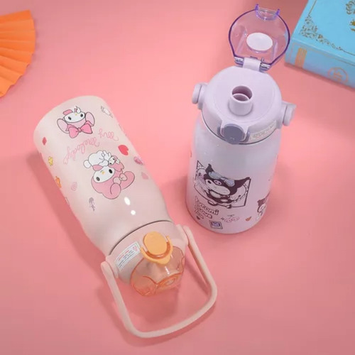 1000ml Kuromi/stitch Taza Termo Acero Inoxidab Personalizada