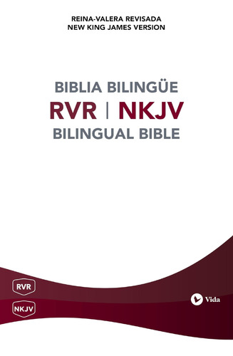 Libro Biblia Bilingüe Reina Valera Revisada Pasta Dura