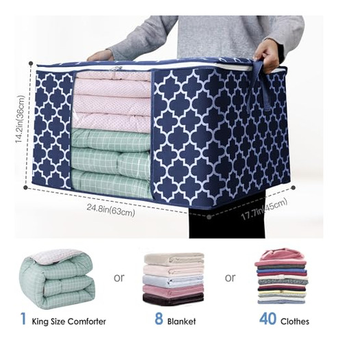 Bolsas Almacenamiento Ropa Y Edredones Organizador Plegable
