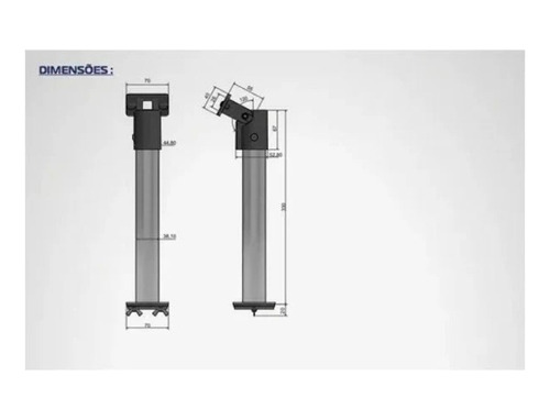 Suporte Para Leitor Facial Hikvision