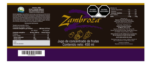 Jugo Concentrado De Frutas
