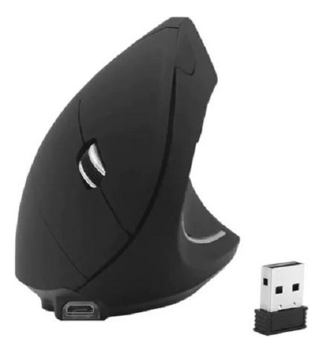 Mouse Vertical Recargable Ergonomico 2.4ghz Raton Pc Gamer