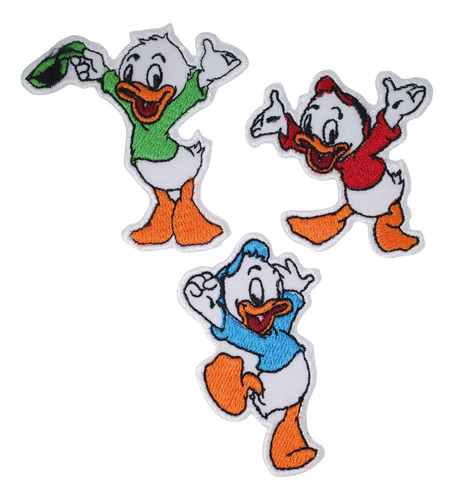 Clover Inter Huey Dewey And Louie Parche Bordado Para Jeans